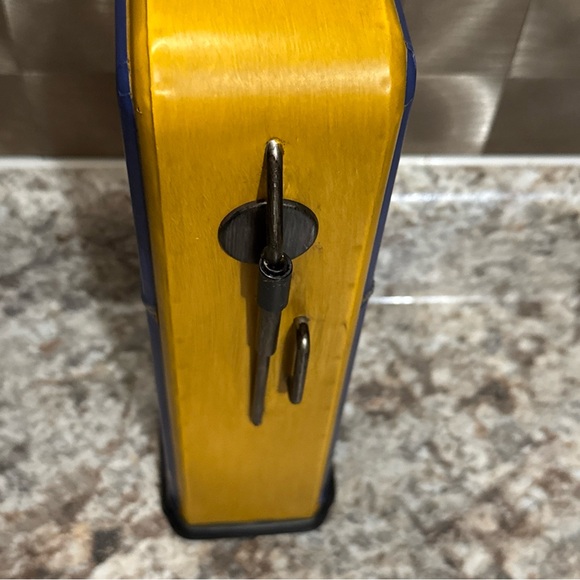 Blue and Yellow 10” Vintage Style‎ Gas Pump  Coin Bank - Picture 8 of 12